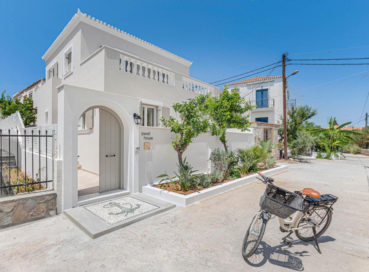 Pearl House - Luxurious New Beach Villa In Spetses Stunning View Ligoneri Extérieur photo