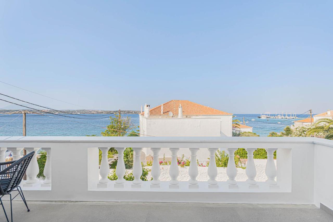 Pearl House - Luxurious New Beach Villa In Spetses Stunning View Ligoneri Extérieur photo