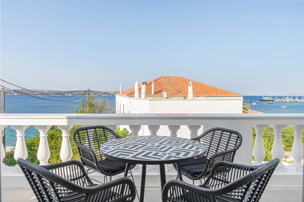 Pearl House - Luxurious New Beach Villa In Spetses Stunning View Ligoneri Extérieur photo