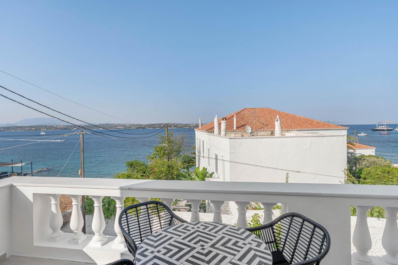 Pearl House - Luxurious New Beach Villa In Spetses Stunning View Ligoneri Extérieur photo