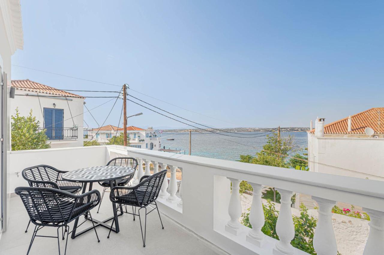 Pearl House - Luxurious New Beach Villa In Spetses Stunning View Ligoneri Extérieur photo