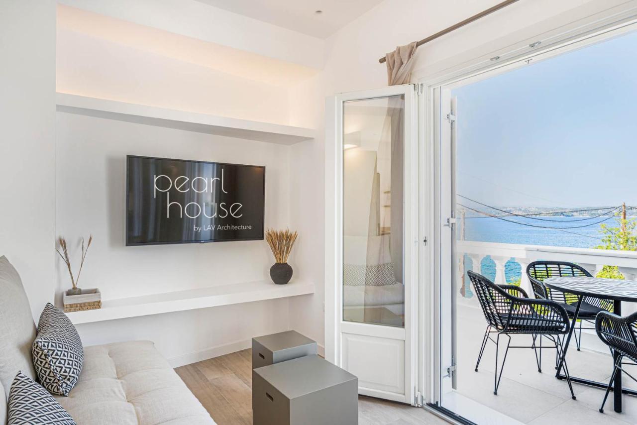 Pearl House - Luxurious New Beach Villa In Spetses Stunning View Ligoneri Extérieur photo